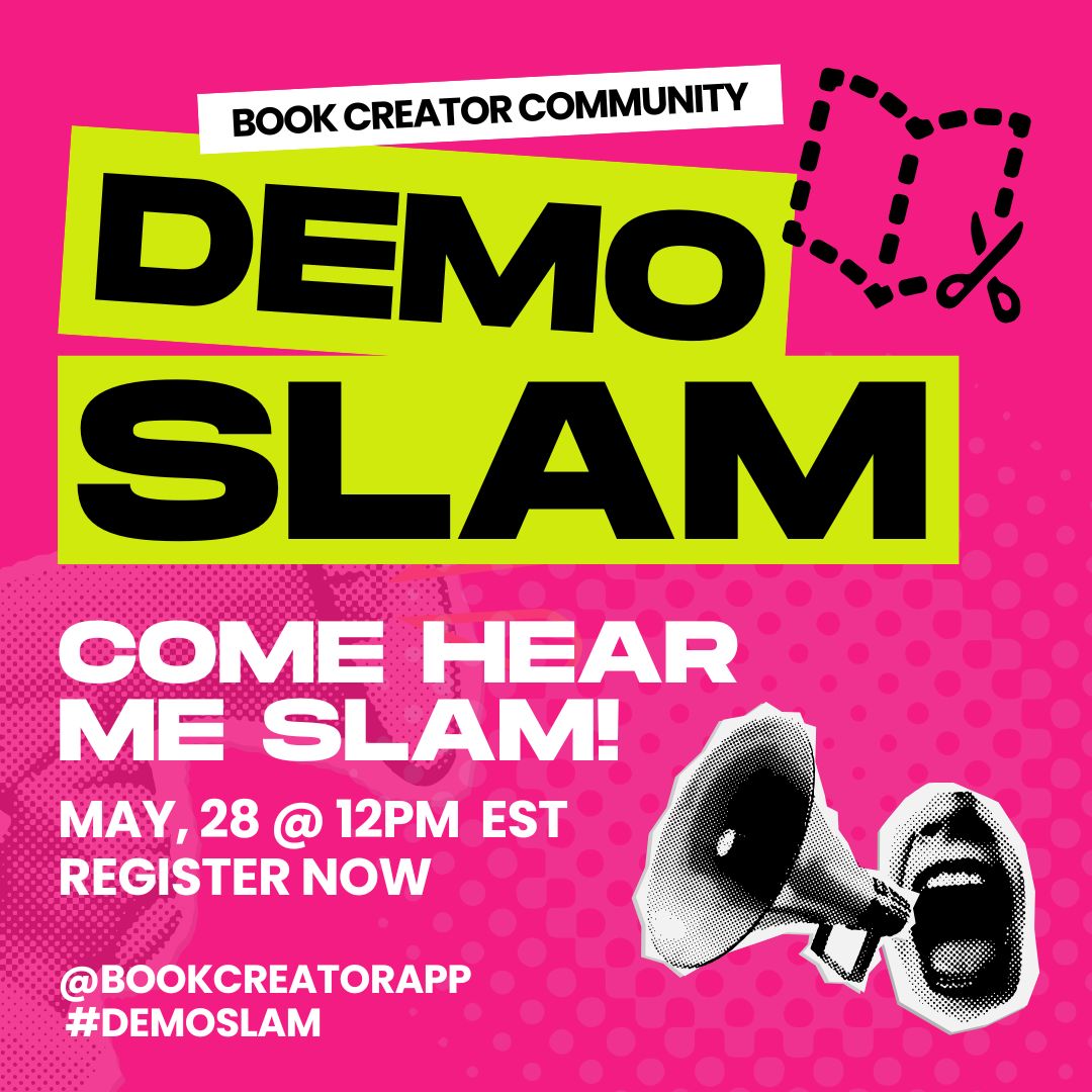 MsDanielsStormy's tweet photo. 🚀 Ready for some great ideas to super-charge you into the next year? @comets_duran @ELPASO_ISD @EdTechOscar
💡Come support me at the #BrightIdeas #DemoSlam hosted by @BookCreatorApp! I am trying to rally support and get the most votes! Register here to support me: https://t.co/qYHajHaOE0