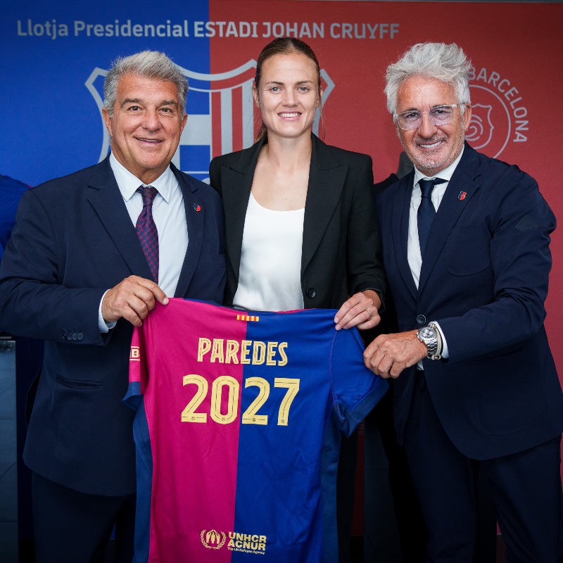 FCBfemeni's tweet photo. ❗️𝗔𝗰𝗼𝗿𝗱 𝗽𝗲𝗿 𝗮 𝗹𝗮 𝗿𝗲𝗻𝗼𝘃𝗮𝗰𝗶𝗼́ 𝗱’𝗜𝗿𝗲𝗻𝗲 𝗣𝗮𝗿𝗲𝗱𝗲𝘀 𝗳𝗶𝗻𝘀 𝗮𝗹 𝟮𝟬𝟮𝟳