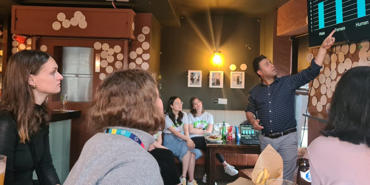 TCD Sociology (@tcdsociology) on Twitter photo Prof <a href="/TahaYasseri/">Taha Yasseri</a> presenting on AI last night as part of <a href="/pintofscienceIE/">Pint of Science IE</a>. "It's just amazing to speak to a mixed audience from all walks of life who care about the same things, all in a relaxed, informal, and engaging environment."<a href="/TCD_SSP/">TCD Social Sciences & Philosophy</a> Read more here: tinyurl.com/mrynb4jd Prof <a href="/TahaYasseri/">Taha Yasseri</a> presenting on AI last night as part of <a href="/pintofscienceIE/">Pint of Science IE</a>. "It's just amazing to speak to a mixed audience from all walks of life who care about the same things, all in a relaxed, informal, and engaging environment."<a href="/TCD_SSP/">TCD Social Sciences & Philosophy</a> Read more here: tinyurl.com/mrynb4jd