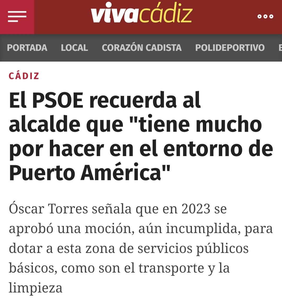 OscarTorresCFS's tweet photo. La semana pasada Bruno García se daba golpes de pecho diciendo que iba a parar la construcción de hoteles en Cádiz. Ayer salió en defensa de uno nuevo en Puerto América y atacando al Gobierno de España.

Bien podría tener la misma vehemencia con la Junta de Andalucía. https://t.co/cRCfcbRrtA