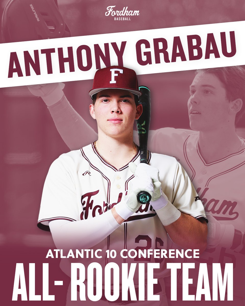 Congratulations to our 2 #A10BASE All-Rookie Team picks - Taylor &amp; Anthony!

📰: fordhamsports.com/news/2025/5/21…
