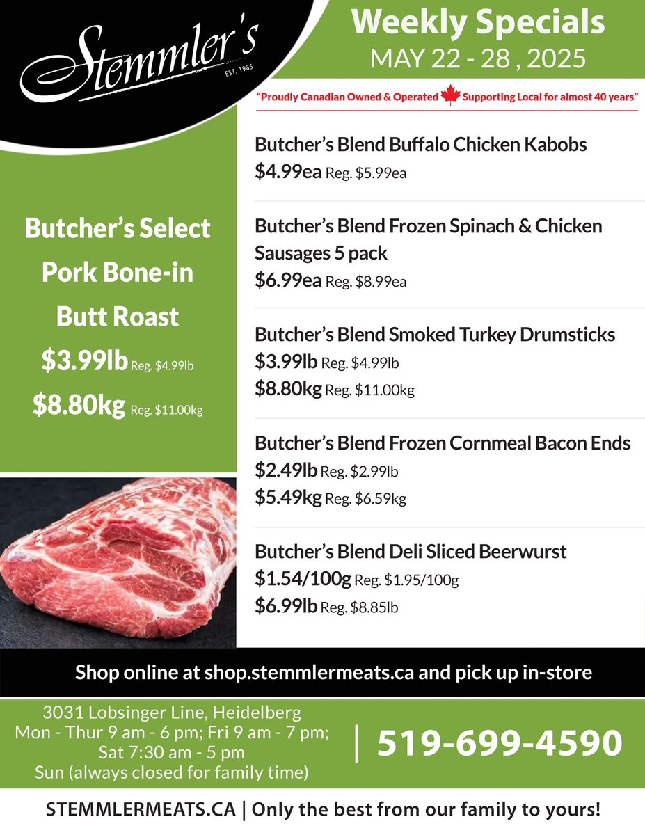 Stemmler Meats tweet media