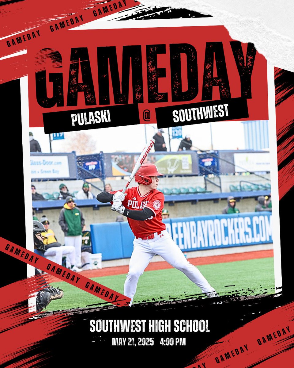 PulaskiRedSea's tweet photo. Game Day❗️❗️
Our Pulaski Red Raiders take on Southwest tonight. 
Game start: 4:00 https://t.co/0BVP6LttQP