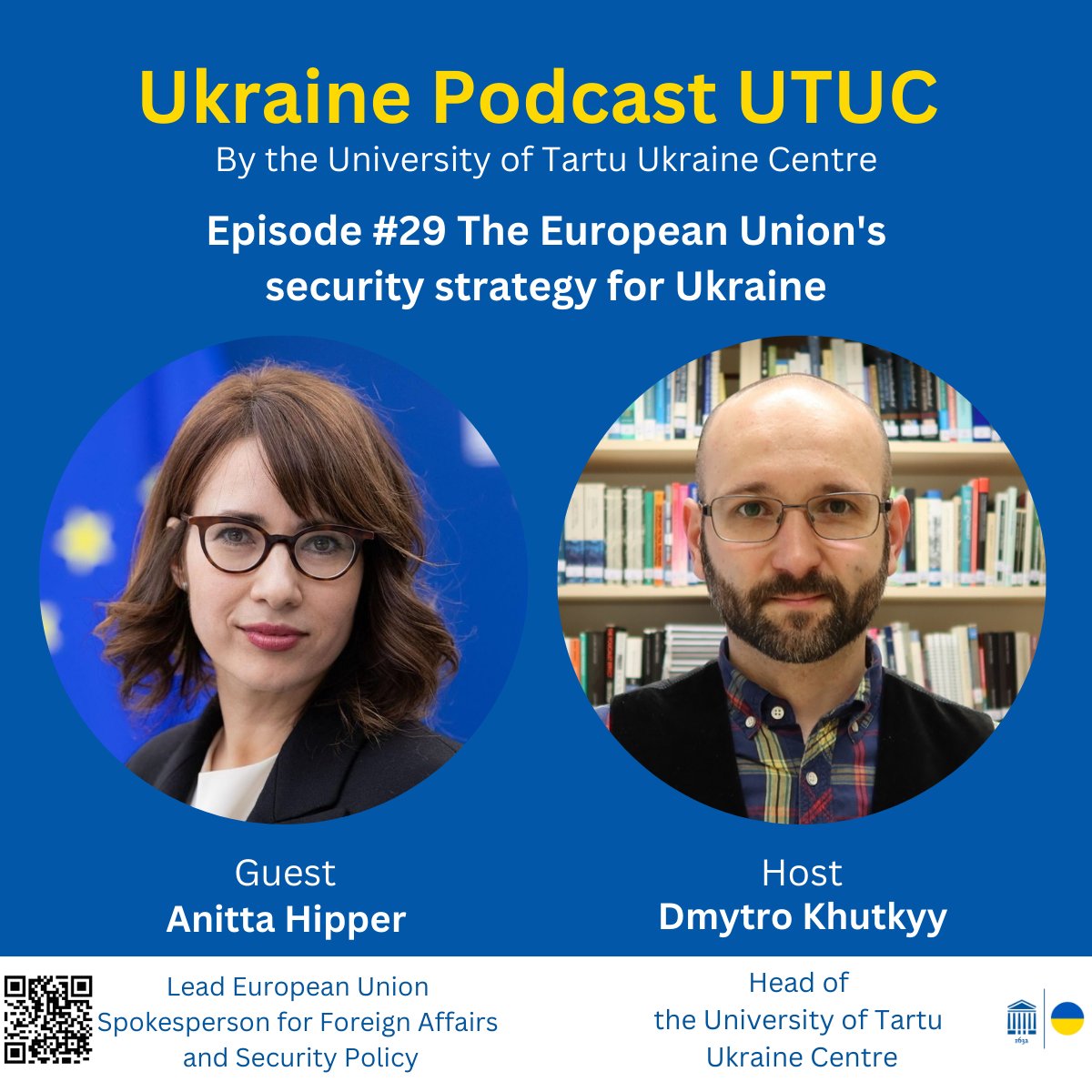 Dmytro Khutkyy (@dmytrokhutkyy) on Twitter photo This podcast episode presents an interview with
<a href="/ExtSpoxEU/">Anitta Hipper</a>, lead spokesperson for the European Union on foreign affairs and security policy, about the EU’s support for Ukraine Thanks to <a href="/tompritchard22/">Thomas</a>
at <a href="/skytteUT/">Skytte Institute UT</a> <a href="/TartuUTUC/">University of Tartu Ukraine Centre - UTUC</a> for design and sound editing. open.spotify.com/episode/1R090V… This podcast episode presents an interview with
<a href="/ExtSpoxEU/">Anitta Hipper</a>, lead spokesperson for the European Union on foreign affairs and security policy, about the EU’s support for Ukraine Thanks to <a href="/tompritchard22/">Thomas</a>
at <a href="/skytteUT/">Skytte Institute UT</a> <a href="/TartuUTUC/">University of Tartu Ukraine Centre - UTUC</a> for design and sound editing. open.spotify.com/episode/1R090V…