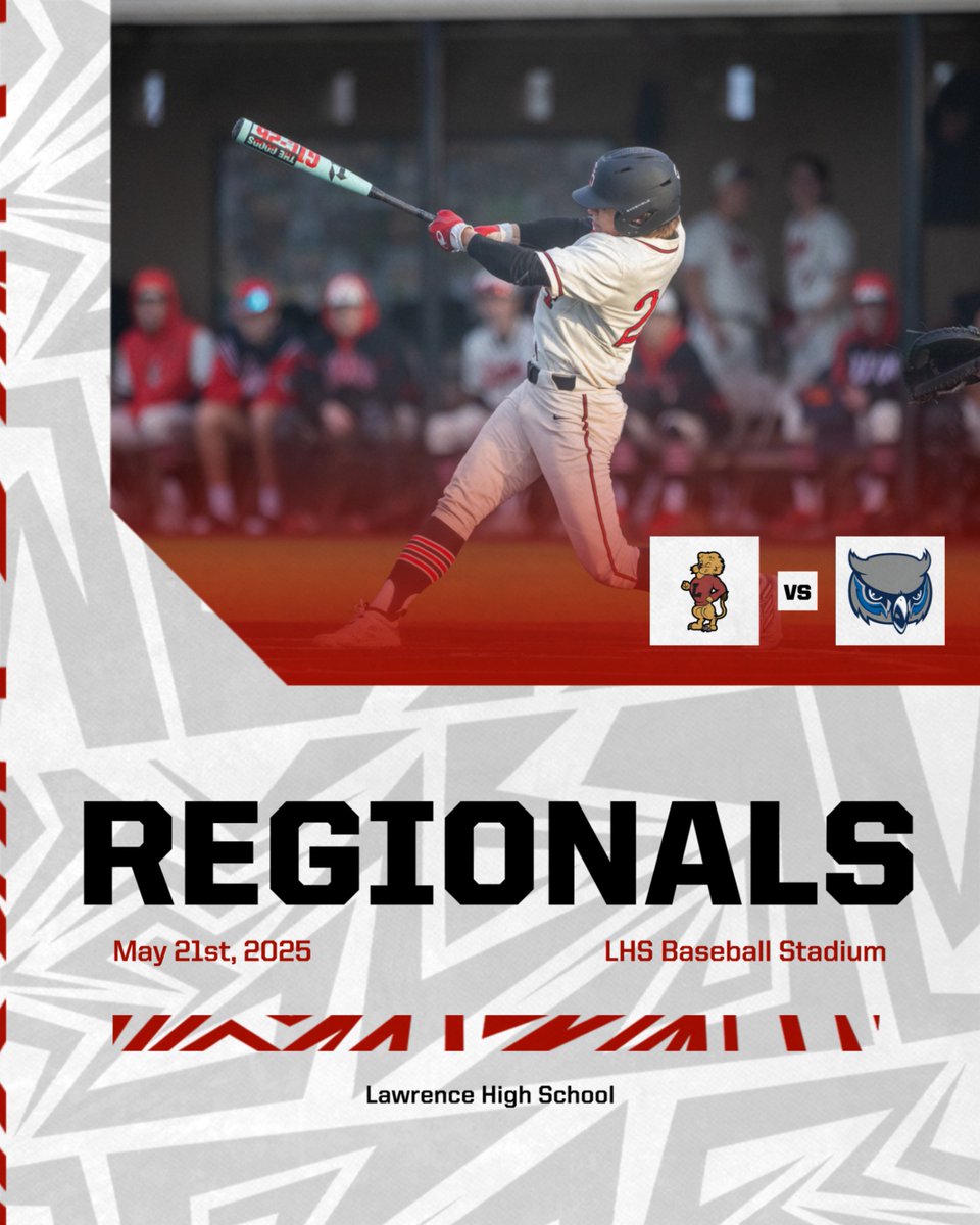 Regional baseball is scheduled for this evening against Olathe West at the College Boulevard Activity Center. Good luck, Chesty Lions!