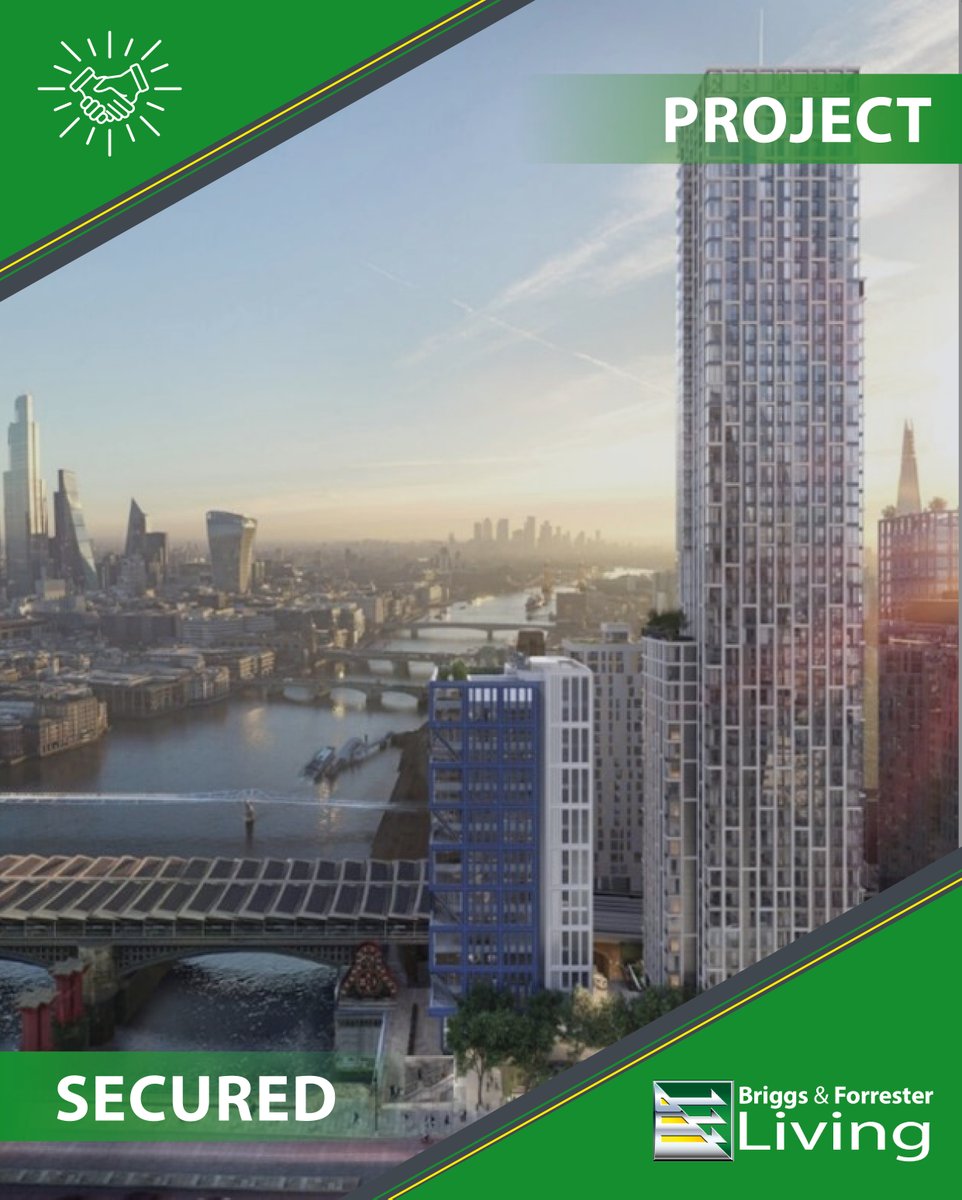 BriggsForrester's tweet image. ⭐PROJECT SECURED ⭐

Briggs &amp;amp; Forrester Living are happy to announce the successfully awarded contract for the fit-out works to Opus, the Bankside Yards Development, London

#excellenceateverylevel #construction #constructionuk #residential #residentialuk #londonbuild