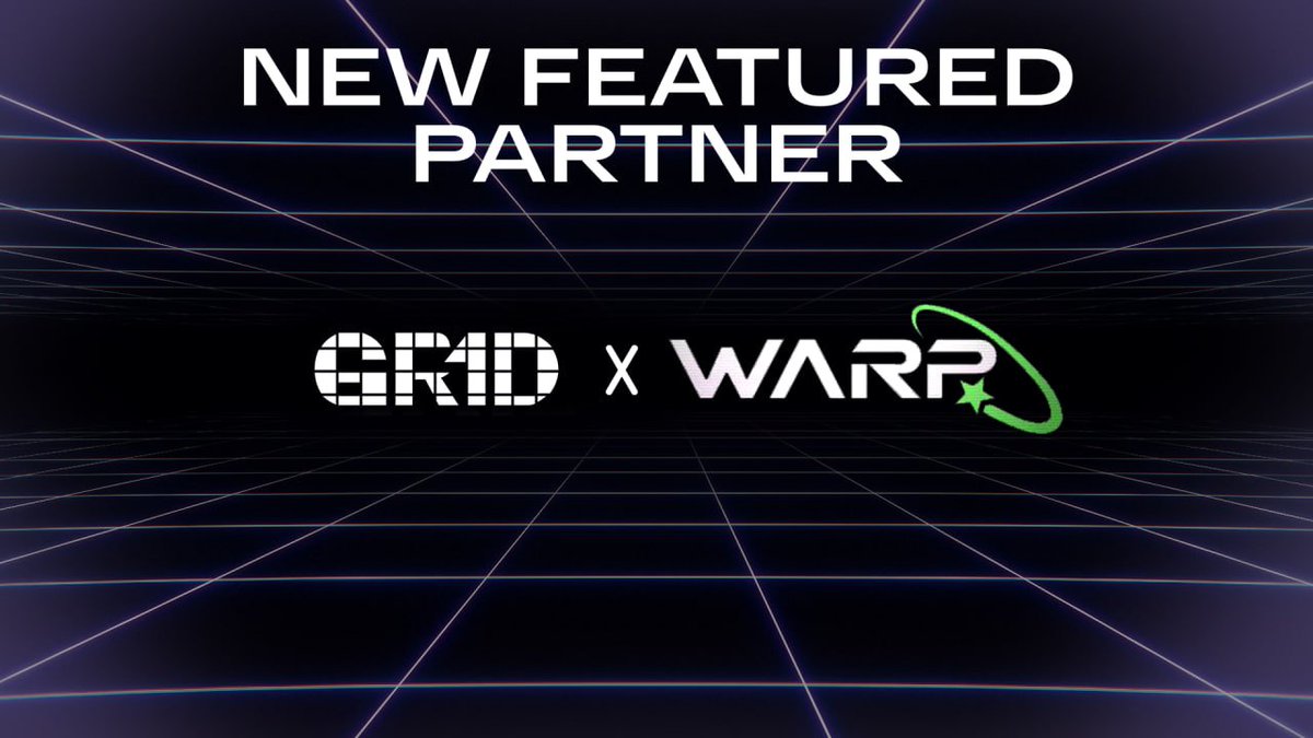 GR1Dnetwork's tweet photo. ⧉ The GR1D expands.

@WARPChain_ is a tactical ops team for games, deploying AI, data, crypto, KYC, monetization, and publishing strategy like it’s second nature. If you’ve ever felt like Web3 games needed smarter tools and sharper minds, WARP has already... warped ten steps ahead.

They helped build this industry. Now they’re helping rebuild it, with stronger systems, better business models, and real-world experience behind the screen.

GR1D is proud to connect with WARP as we both work to elevate what’s possible in gaming.

The mission is clear: Build better games. Reach more players. Evolve the entire ecosystem.