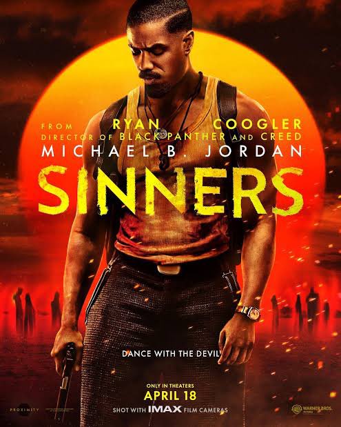 罪人たち』の日本版ポスター、 ・邦題は原題“SINNERS”の直訳