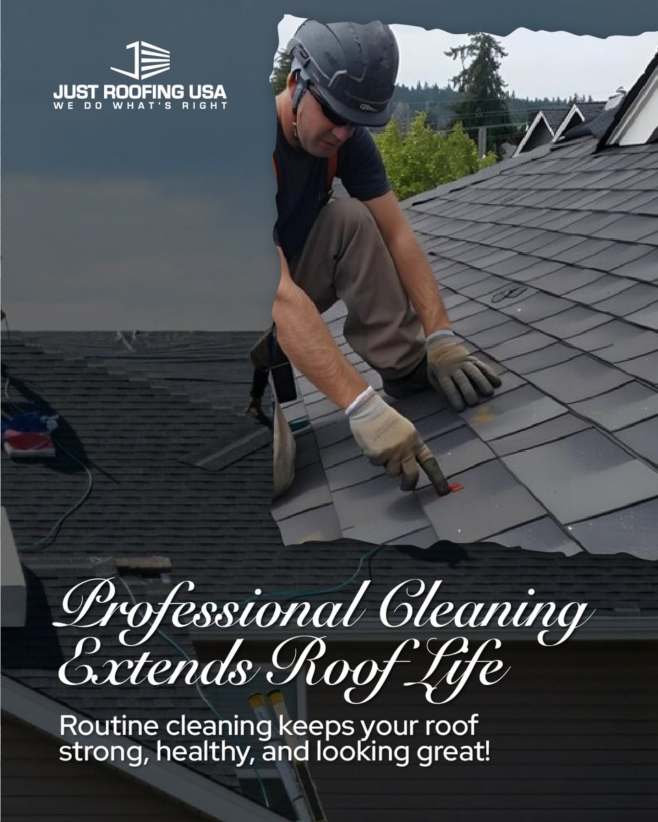 JustRoofingUSA's tweet image. 🧹 A dirty roof isn’t just ugly—it’s a threat to your home! 🏠

Algae, moss, and debris can weaken your shingles and lead to costly repairs. 

Book an inspection with Just Roofing USA: hubs.ly/Q03nd_Mb0 

#JustRoofingUSA #LuxuryRoofing #RoofingBlog #Ohio #Columbus#Powell