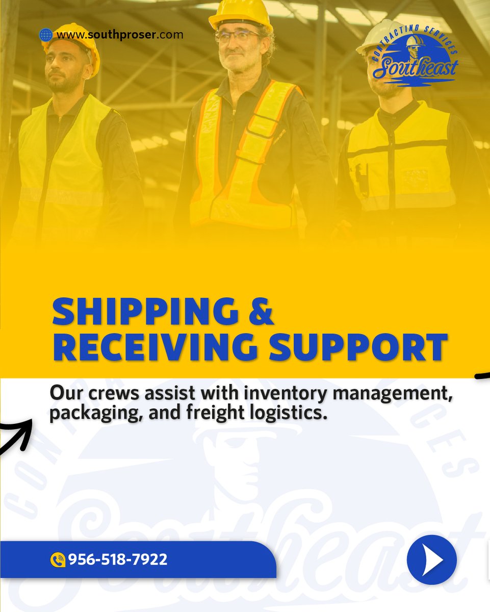 SoutheastCoSer's tweet image. Warehouse Staffing That Works 📦

From forklift operators to material handlers, Southeast helps you staff your warehouse and logistics operations quickly and efficiently.

Get the right team in place: hubs.ly/Q03ndZQ50 

#OSHACompliant #Brownsville #Austin #Houston #Texas