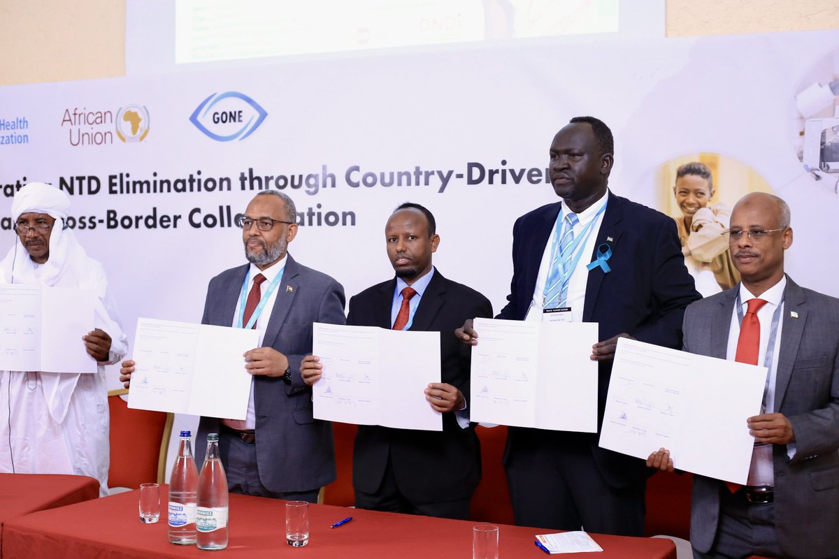 DrAliHajiadam's tweet image. I signed a regional MoU on behalf of Somalia to eliminate Visceral Leishmaniasis (VL) at #WHA78 in Geneva. We are committed to ending neglected tropical diseases (NTDs) through strong regional collaboration and national leadership. #HealthForAll #NTDs