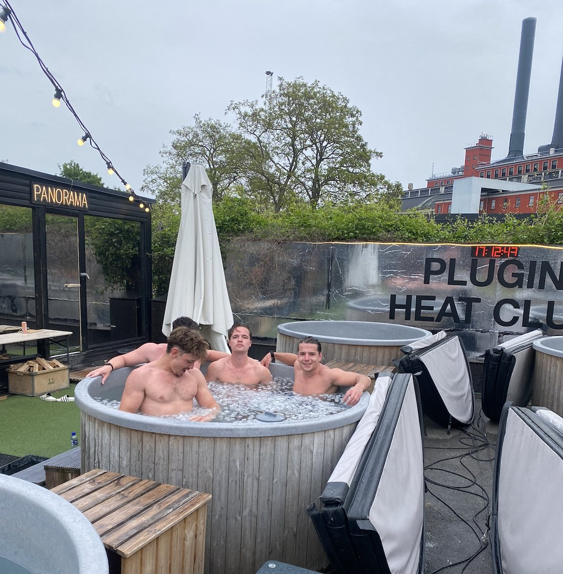 Sometimes all you need is a cold plunge with 3 of your best mfs.