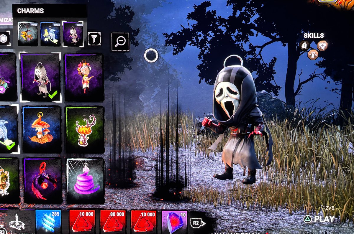 Finally got the #Ghostface charm unlocked! 
#deadbydaylight #dbd #deadbydaylight2v8 #2v8 #therift