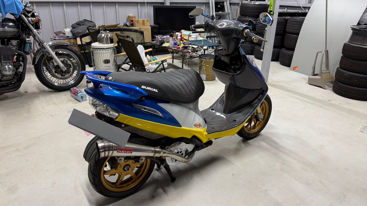 「梱包済速攻発送出来ます」アドレスv125Gノーマルマフラ希少超美品です！ 1年保証付 ADDRESS アドレスV125 アドレスV125G マフラー