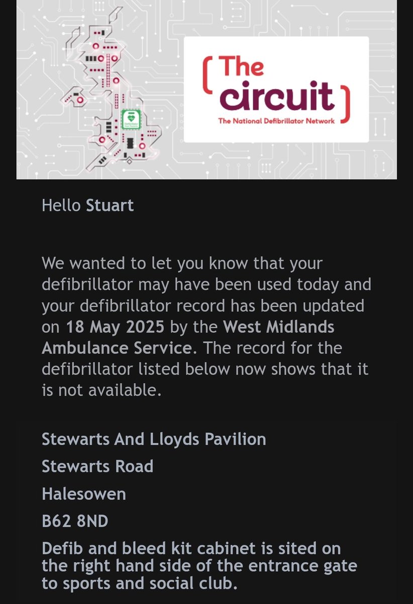 HenleyStatic's tweet image. Over the past week, our community has seen two critical calls for defibrillators—one at The Swan and another at Coombswood Sports and Social Club—highlighting just how vital these devices are in saving lives. The recent call at Coombswood was successfully responded to, as local…