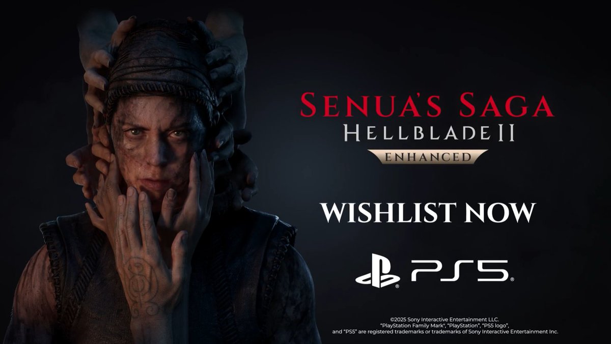 Senua's Saga: Hellblade II Enhanced is coming to PlayStation 5 this Summer.