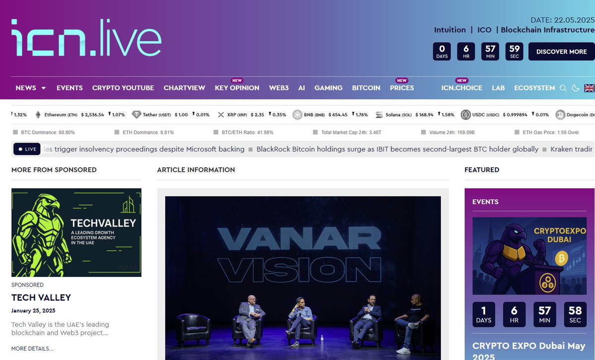 Want to store a PDF in your wallet?

Vanar’s Neutron was just featured on <a href="/icnweb3media/">ICN</a> — explaining how our on-chain compression makes it possible.

AI-powered, privacy-safe, and fully decentralized:
icn.live/press-releases…