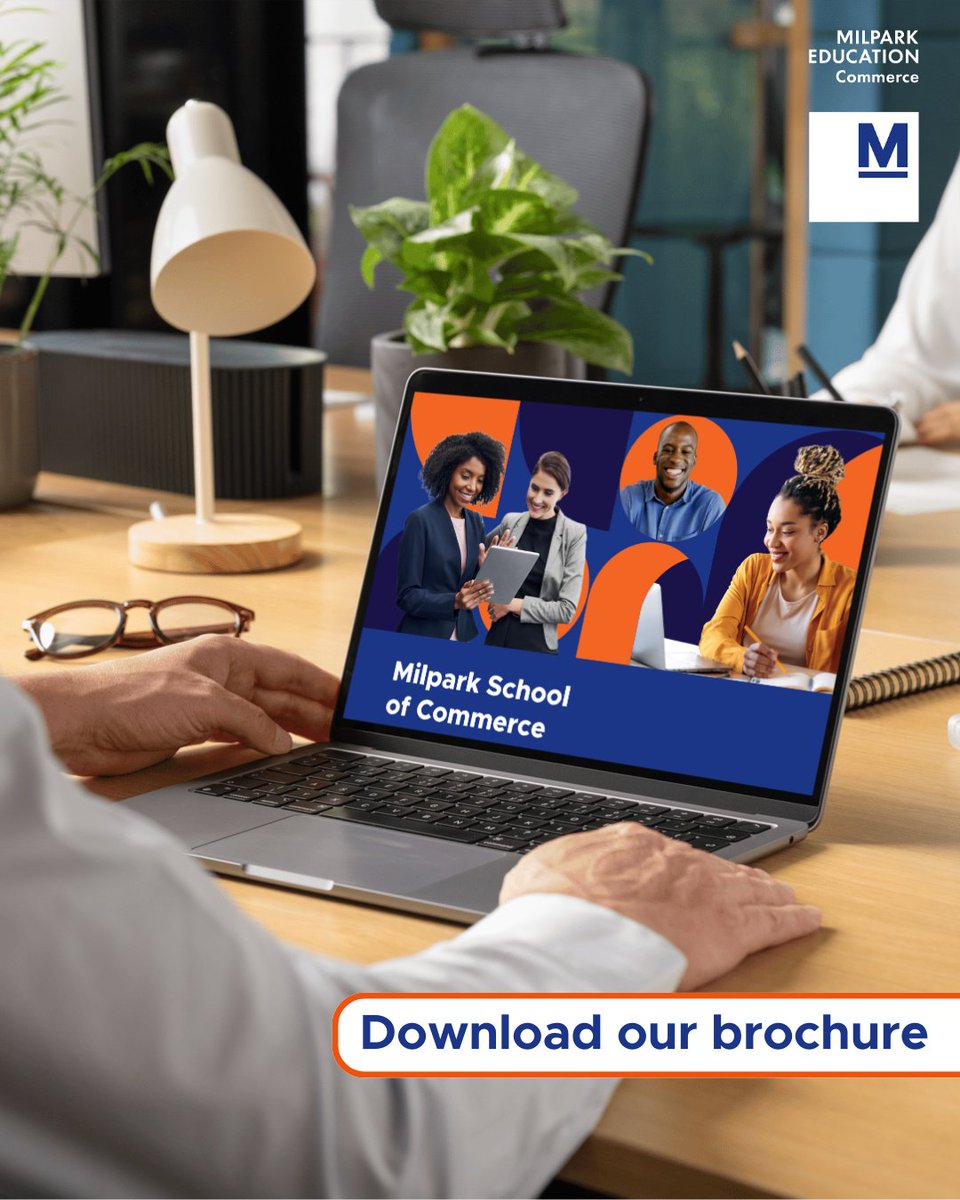 MilparkEd's tweet image. Unlock your potential with the full range of programmes at Milpark’s School of Commerce! 📚​

Download our brochure and apply today: ​pulse.ly/yqed0uidzi

​#MilparkSchoolofCommerce #FutureReady #StudyCommerce #MilparkEducation