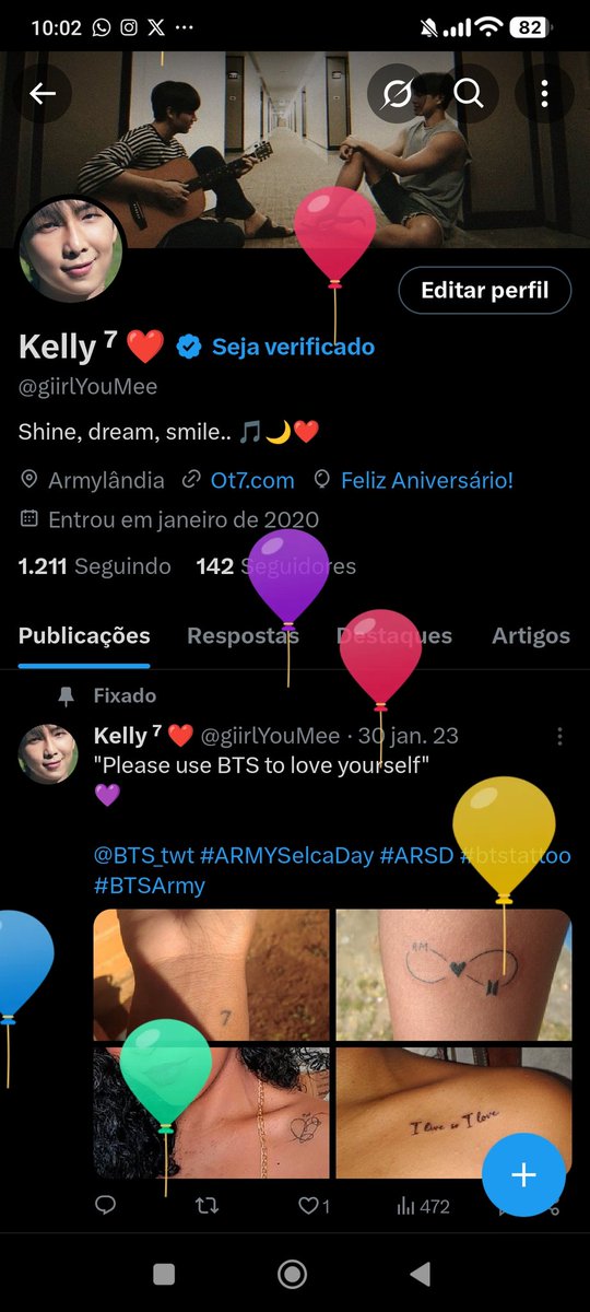 giirlYouMee's tweet photo. Amo os balõesinhos de aniversário hihi https://t.co/VYnHsFcjMo