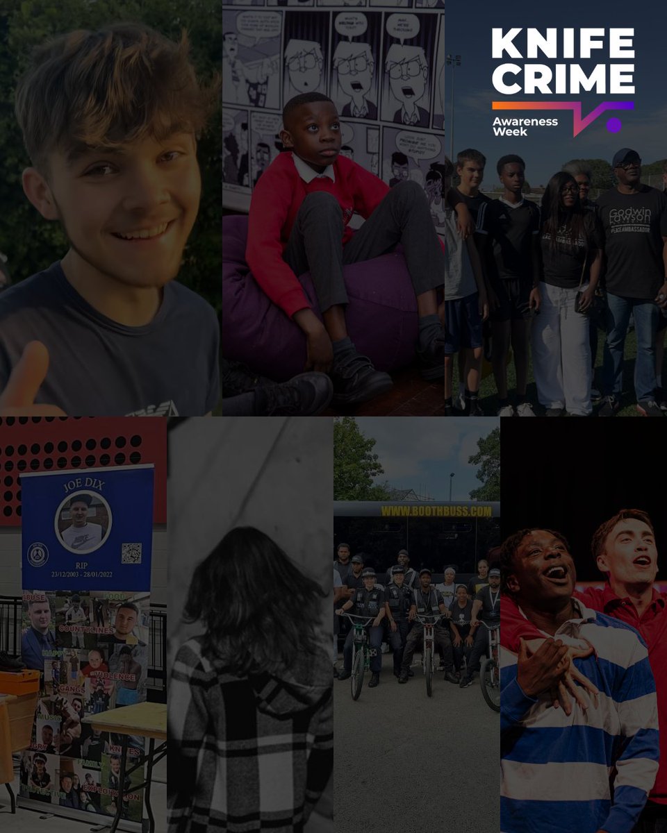 Knife Crime Awareness Week (@knifecrimeaw) on Twitter photo 🟠🟣 This #KnifeCrimeAwarenessWeek, we’re spotlighting some of the brilliant organisations joining us to help drive change.
🔸 <a href="/kinsellatrust/">The Ben Kinsella Trust</a>
🔸 Charlie's Promise
🔸 <a href="/GLFoundation_/">Godwin Lawson F</a>
🔸 The Joe Dix Foundation
🔸 <a href="/Abianda1/">ABIANDA</a>
🔸 Faz Amnesty
🔸 <a href="/ChalkLine_/">Chalk Line</a>
👉 loom.ly/nNnH_8Y 🟠🟣 This #KnifeCrimeAwarenessWeek, we’re spotlighting some of the brilliant organisations joining us to help drive change.
🔸 <a href="/kinsellatrust/">The Ben Kinsella Trust</a>
🔸 Charlie's Promise
🔸 <a href="/GLFoundation_/">Godwin Lawson F</a>
🔸 The Joe Dix Foundation
🔸 <a href="/Abianda1/">ABIANDA</a>
🔸 Faz Amnesty
🔸 <a href="/ChalkLine_/">Chalk Line</a>
👉 loom.ly/nNnH_8Y