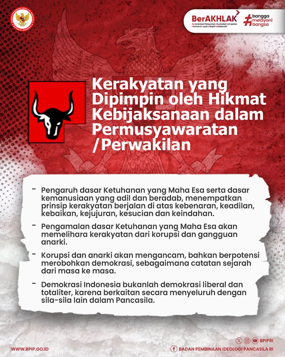 BPIPRI's tweet photo. Menurutmu, nilai Pancasila mana yang paling menantang untuk diterapkan hari ini?
Tulis pendapatmu di reply!
3 pendapat terbaik akan mendapatkan hadiah saldo uang elektronik. Kami tunggu hingga 27 Mei 2025!
#BPIPRI
#HumasBPIP
#PancasilaDalamTindakan
#BungHatta
#Giveaway https://t.co/xzMEMDTkC2
