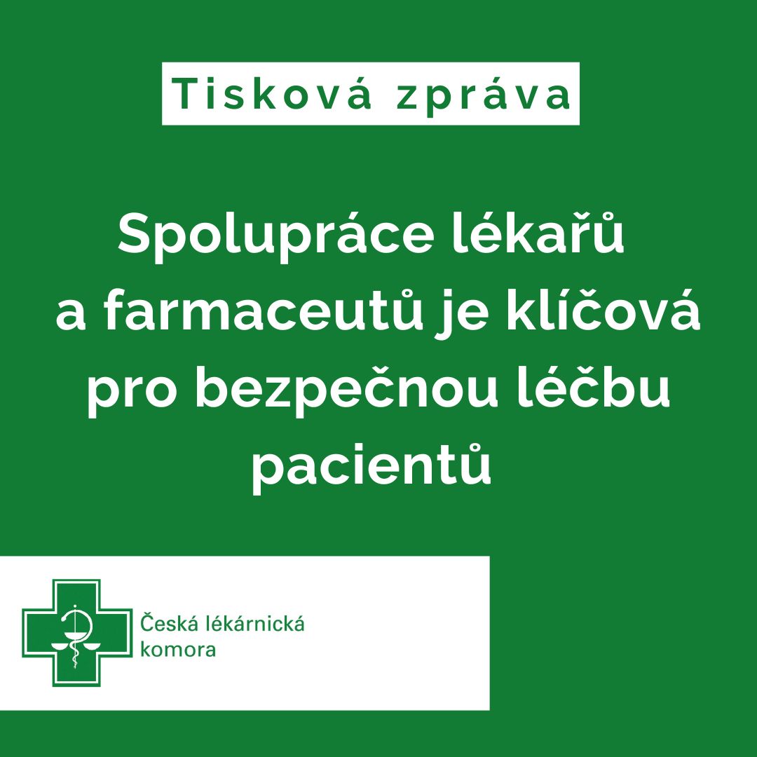 Od poloviny dubna běží nový projekt České lékárnické komory – Sledování lékových chyb, který sleduje chyby v předepisování léčiv odhalené přímo při výdeji 
v lékárnách.

🧑‍⚕️👩‍⚕️ Projekt ukazuje, jak klíčová je spolupráce mezi lékaři a farmaceuty. Díky vzájemné komunikaci a kontrole