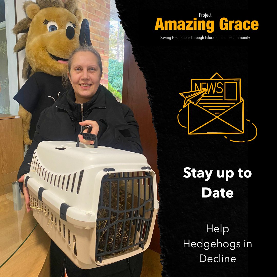 Join others who care for our amazing hedgehogs and sign up to our newsletter. Stay up to date with our latest news and campaigns and find out how you can help hedgehogs in your community. Follow the link and scroll to the bottom to add your email 🦔🍃👉 gracethehedgehog.co.uk