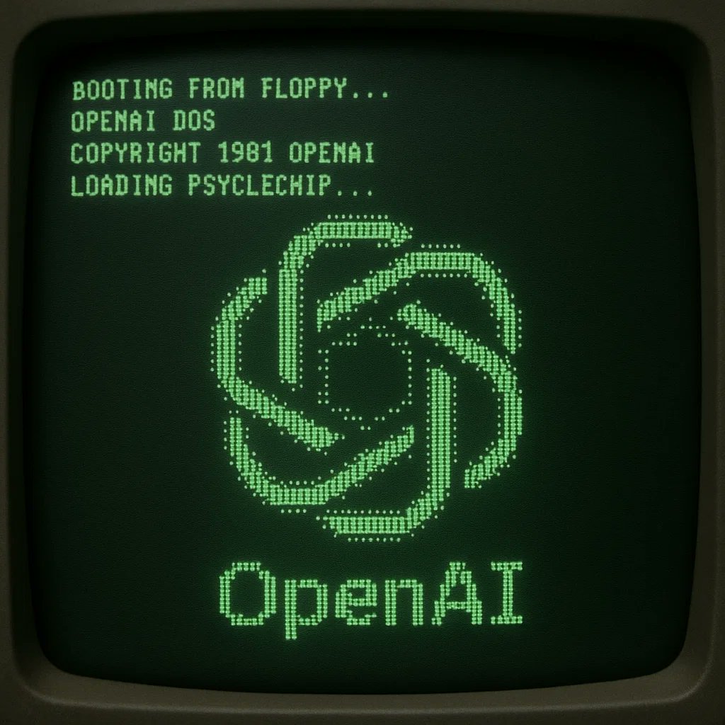 Boot Screen Ascii GPT 4o prompt share: Retro CRT computer boot screen that resolves into ...