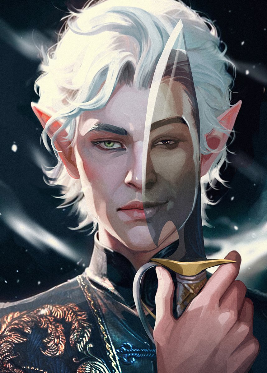 mew_mew_aihito's tweet photo. Elves aren't real, but we can draw them 🕷️ #Astarion #CazadorSzarr #BaldursGate3 https://t.co/LMhr0OEQBp