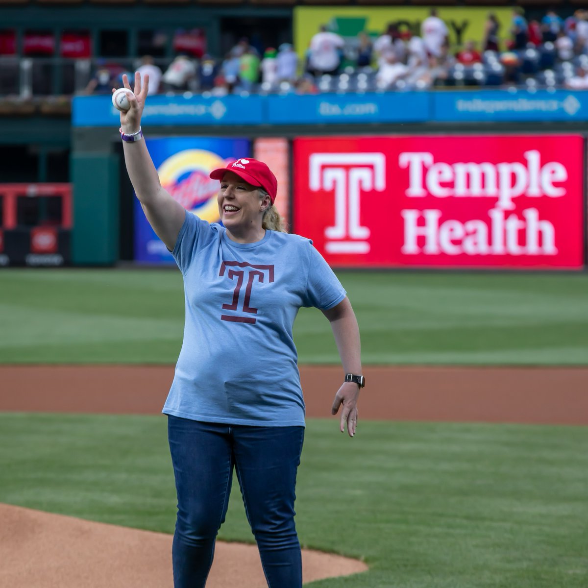 Temple Health (@templehealth) on Twitter photo Temple Health nurses were honored on the field at Citizens Bank Park for <a href="/Phillies/">Philadelphia Phillies</a> #NursesNight including Erin Allen, nurse at #TempleHealth Main Campus, who threw out the first pitch! We’re proud to celebrate the compassionate care our nurses provide for patients every day.. Temple Health nurses were honored on the field at Citizens Bank Park for <a href="/Phillies/">Philadelphia Phillies</a> #NursesNight including Erin Allen, nurse at #TempleHealth Main Campus, who threw out the first pitch! We’re proud to celebrate the compassionate care our nurses provide for patients every day..