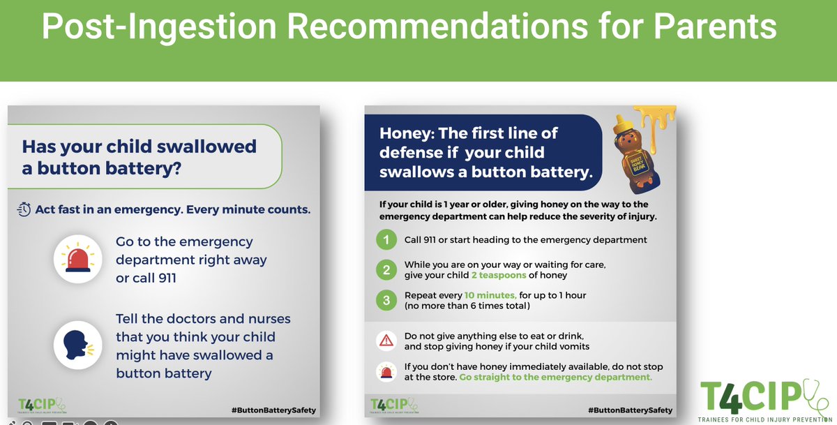 Bejoy_karma's tweet image. If swallowed, button batteries can cause serious injury in as little as 2 hours. Store all loose batteries #UpAwayOutOfSight. #ButtonBatterySafety