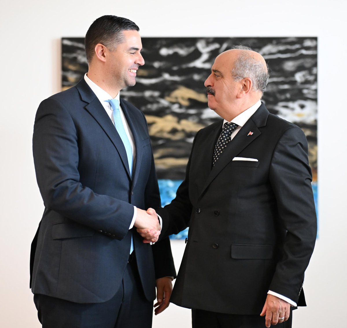 Ian Borg (@deputypmianborg) on Twitter photo On the margins of the EU–<a href="/_AfricanUnion/">African Union</a> Meeting, I met with <a href="/TunisieDiplo/">Tunisie Diplomatie🇹🇳</a> <a href="/MohamedAliNafti/">Tunisian MFA Mohamed Ali Nafti</a> to reaffirm the longstanding and valued neighbourhood cooperation between Malta and Tunisia.
We discussed the importance of further strengthening EU–Tunisia relations and enhancing On the margins of the EU–<a href="/_AfricanUnion/">African Union</a> Meeting, I met with <a href="/TunisieDiplo/">Tunisie Diplomatie🇹🇳</a> <a href="/MohamedAliNafti/">Tunisian MFA Mohamed Ali Nafti</a> to reaffirm the longstanding and valued neighbourhood cooperation between Malta and Tunisia.
We discussed the importance of further strengthening EU–Tunisia relations and enhancing