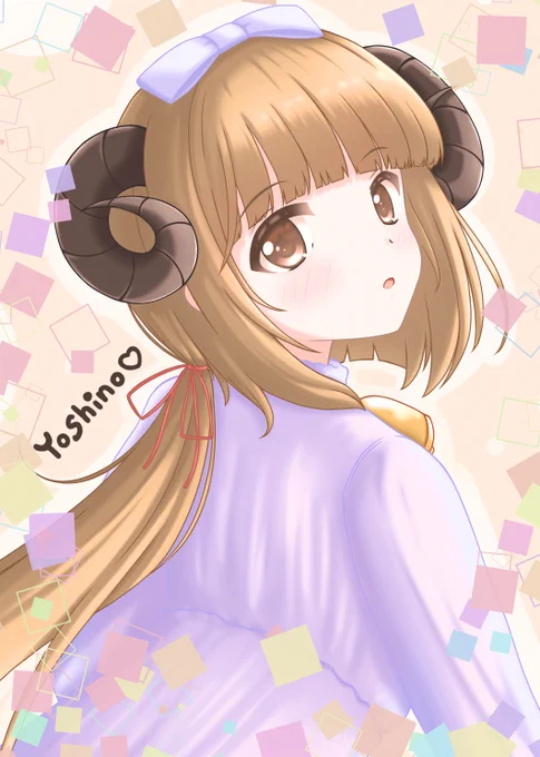 #ツノの生えたアイドルの図鑑自分が描きました。フォローお待ちしてます 