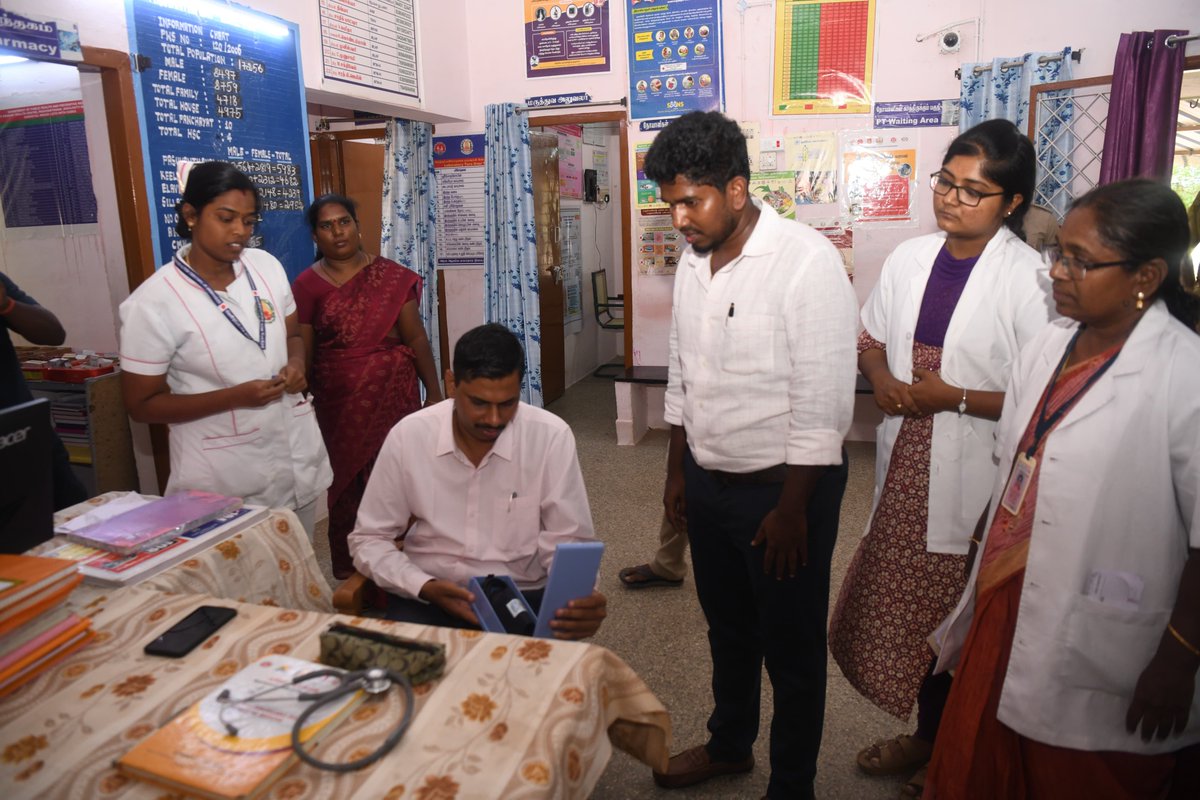 CollectorTuty's tweet photo. "உங்களைத் தேடி உங்கள் ஊரில்" திட்டத்தின் கீழ் தூத்துக்குடி மாவட்டம் ஓட்டப்பிடாரம் வட்டம் பசுவந்தனை அரசு ஆரம்ப சுகாதார நிலையம்    இன்று (21.05.2025) நேரில் பார்வையிடப்பட்டு அங்கு உள் நோயாளிகள் மற்றும் புற நோயாளிகளுக்கு வழங்கப்பட்டு வரும் மருத்துவ https://t.co/uoU9xwdvVl