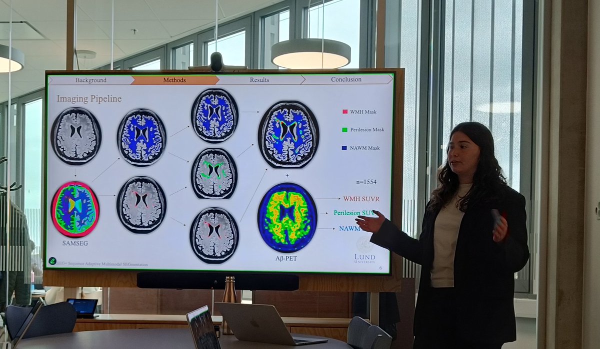 gesalbla's tweet image. Another impressive presentation today from @linneabriggner defending her bachelor project as a pro. Best of luck on your next endeavours, I'm sure you'll do great things!🎉