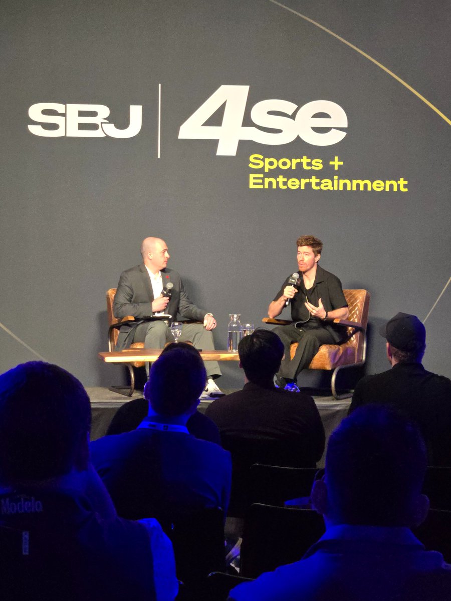 Impressive wisdom and how wanting to give back to snowboarding with <a href="/thesnowleague/">The Snow League</a> and all other ventures. Thank you <a href="/shaunwhite/">Shaun White</a> <a href="/SBJ/">Sports Business Journal</a> #snowboarding #snowboard #sportsmarketing #business #4se #sbj4se