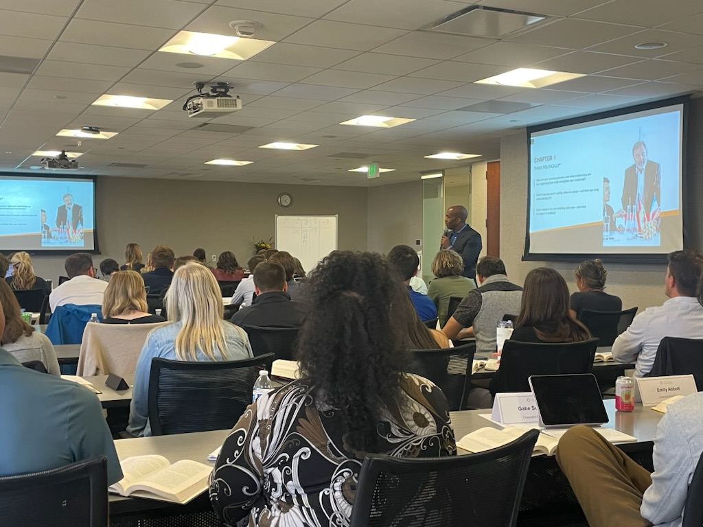 Led Session 2 of Leadership on the Line with <a href="/DowntownDenver/">Downtown Denver Partnership</a>’s Leadership Cohort yesterday. We tackled strategic thinking + orchestrating conflict.

Grateful for the engagement—and big thanks to DDP for the opportunity.

Want to build stronger leaders? Let’s connect.

#Leadership