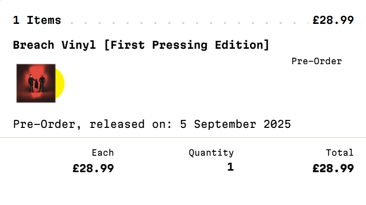 Update: The release date is now also shown at the check out of the non-US website!