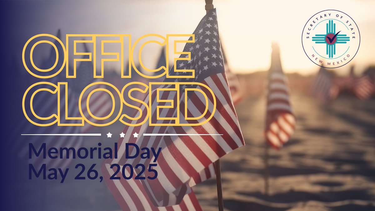 Our office will be closed on Memorial Day as we honor those who made the ultimate sacrifice in defense of our nation and democracy.
