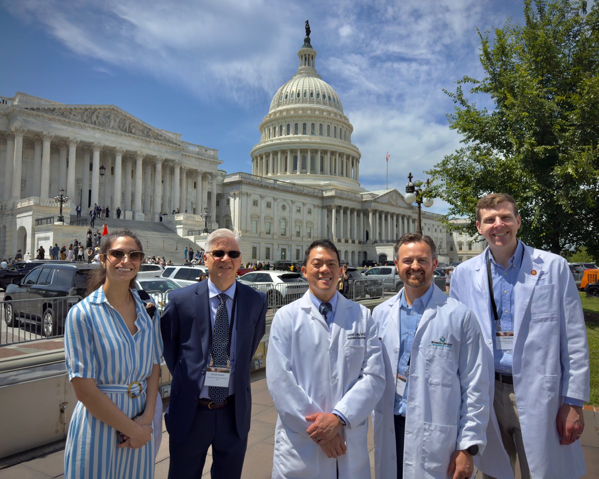 DanielMaMD's tweet image. The MN delegation for @ASTRO_org Advocacy Day joined with diverse rad oncs from multiple states to champion NIH/NCI funding, prior auth reform, and support for ROCR. Hopeful and optimistic that we can preserve cancer research and #radonc for future generations. #ASTROAdvocacy