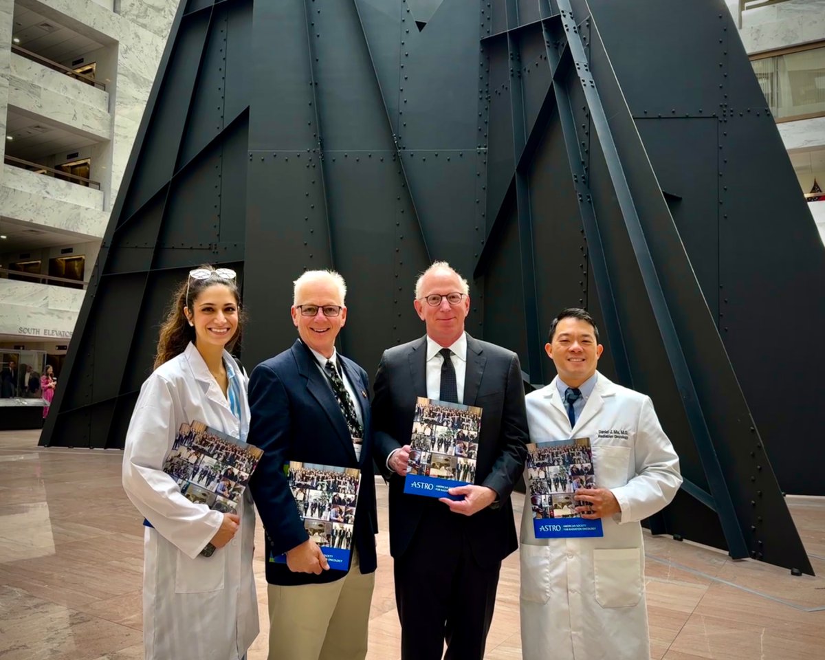 DanielMaMD's tweet image. The MN delegation for @ASTRO_org Advocacy Day joined with diverse rad oncs from multiple states to champion NIH/NCI funding, prior auth reform, and support for ROCR. Hopeful and optimistic that we can preserve cancer research and #radonc for future generations. #ASTROAdvocacy