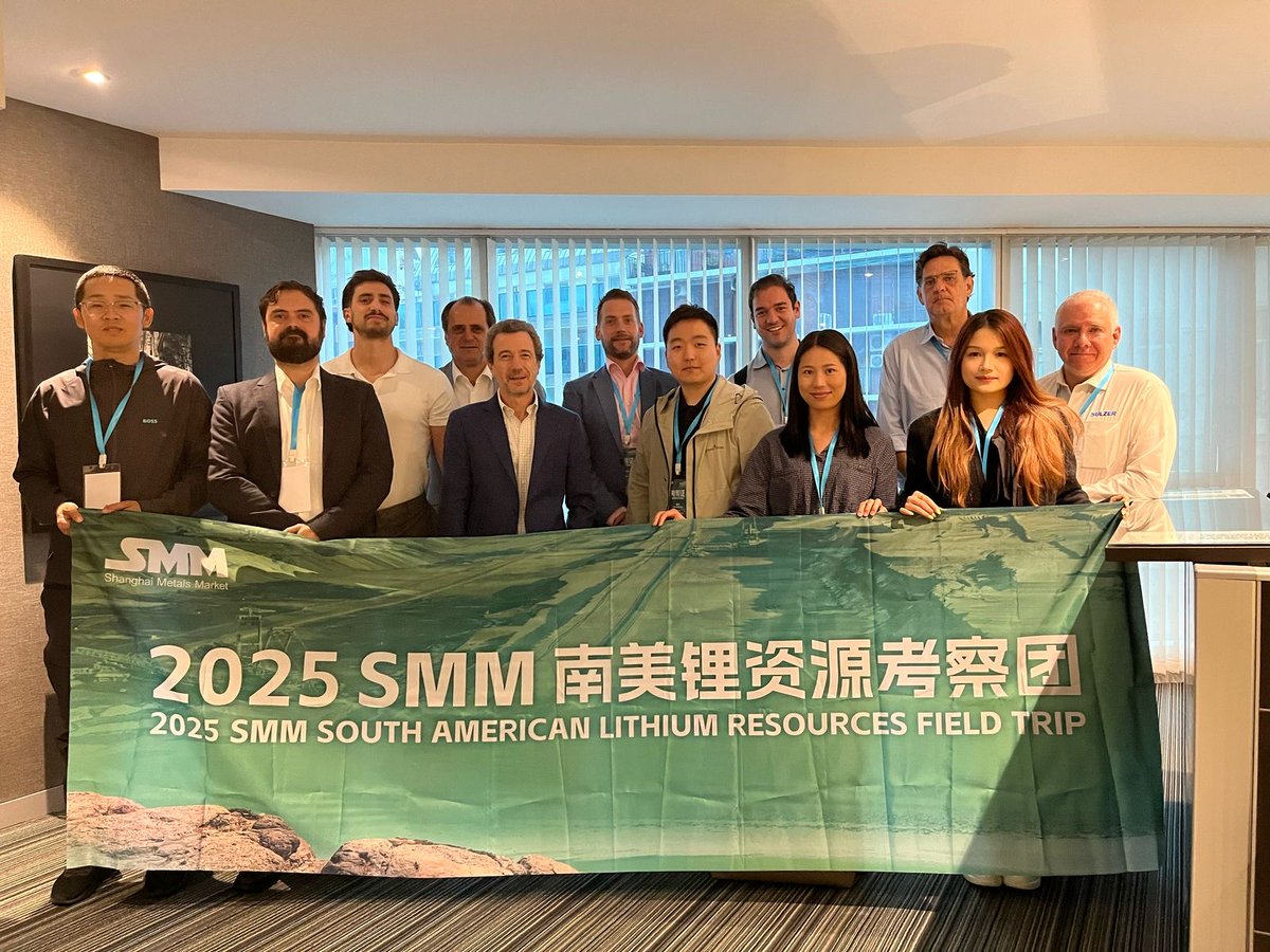 NOAlithium's tweet image. A big thank you to the international delegates who met with us during the 2025 South American Lithium Field Trip by Shanghai Metals Market (SMM)! 🌍🔋 Our team was proud to showcase recent milestones and the progress at our Rio Grande Project.
The energy transition is here, and…