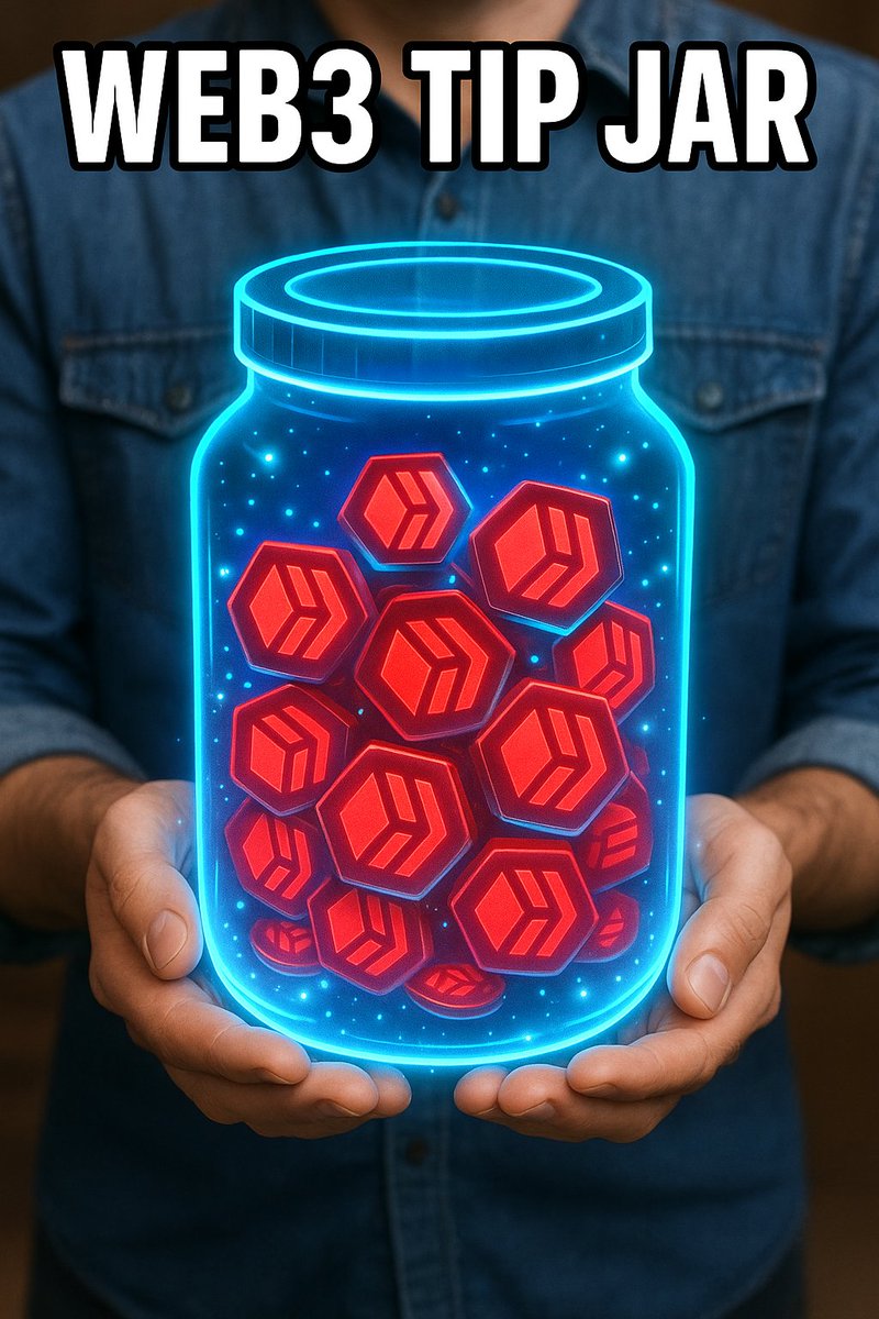 HiveStreamWeb3's tweet photo. 💰 Crypto tip jar: *Welcome to Web3*  
💸 Watch, tip, earn, and get NFT perks. StreamHive is here.  
Powered by $HIVE.

🚀 Join the future of streaming!  
#StreamHive #Web3Revolution #NFTCommunity #Crypto https://t.co/qTFoKNPHzT