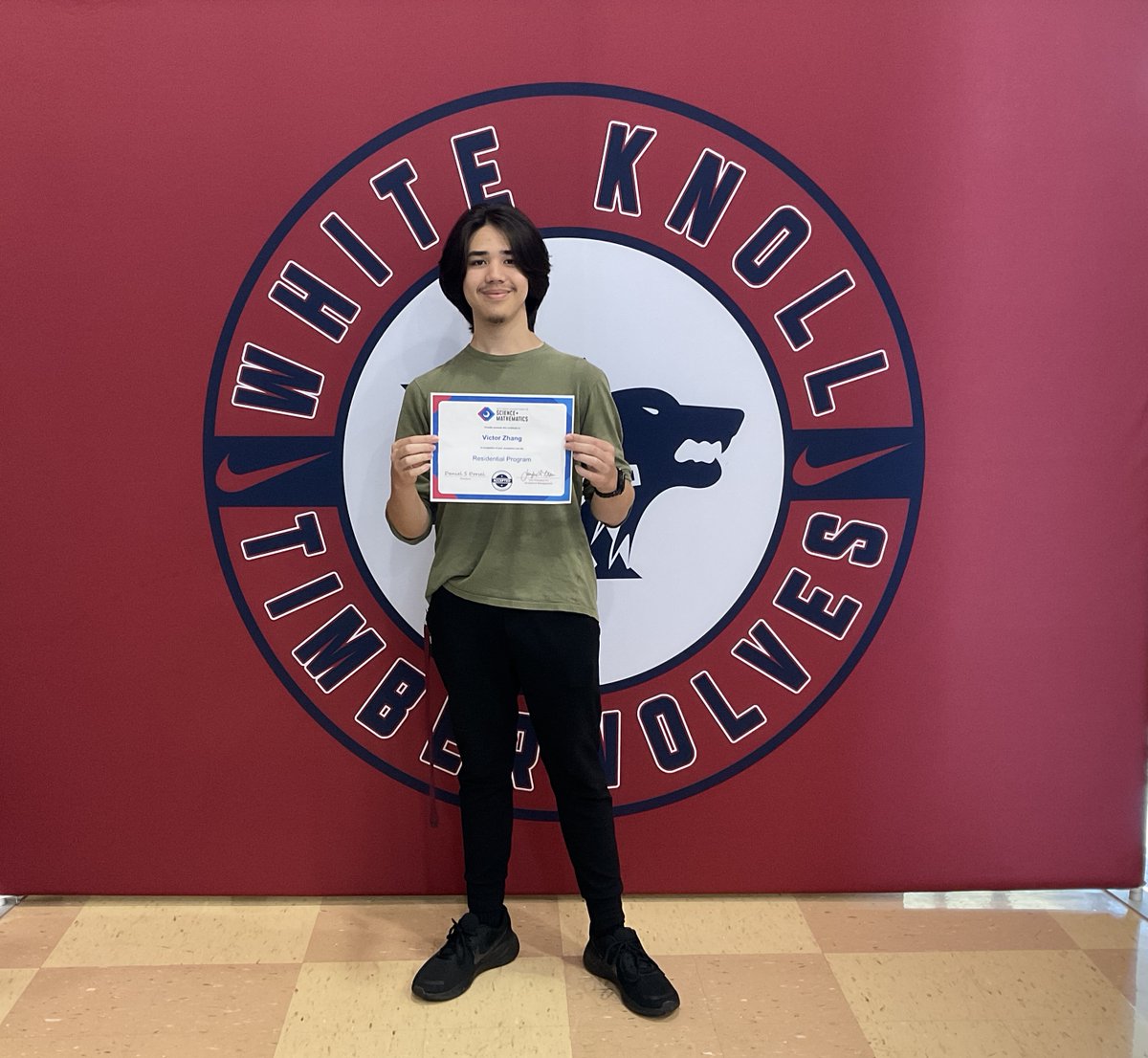 Congratulations to Victor Zhang on his admission to the South Carolina Governor's School for Science and Mathematics Residential Program Class of 2027!
