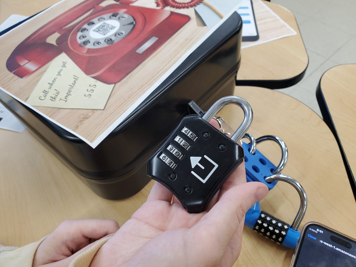 CareerTech_TPSD's tweet photo. How about one last round of #BreakoutEDU for the road? Happy Summer from Exploring Computer Science! #webrokeout #EOYpuzzles https://t.co/QNJFWb7XWE