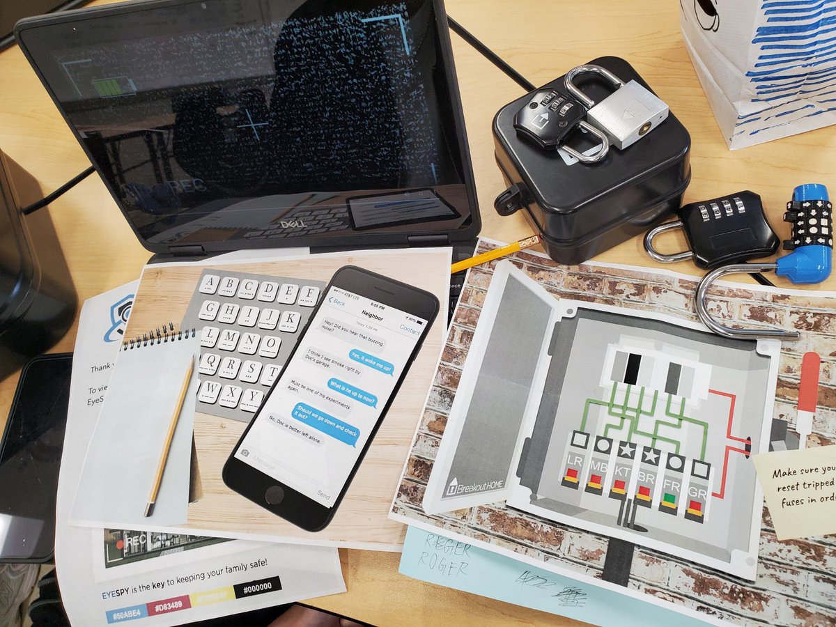 CareerTech_TPSD's tweet photo. How about one last round of #BreakoutEDU for the road? Happy Summer from Exploring Computer Science! #webrokeout #EOYpuzzles https://t.co/QNJFWb7XWE
