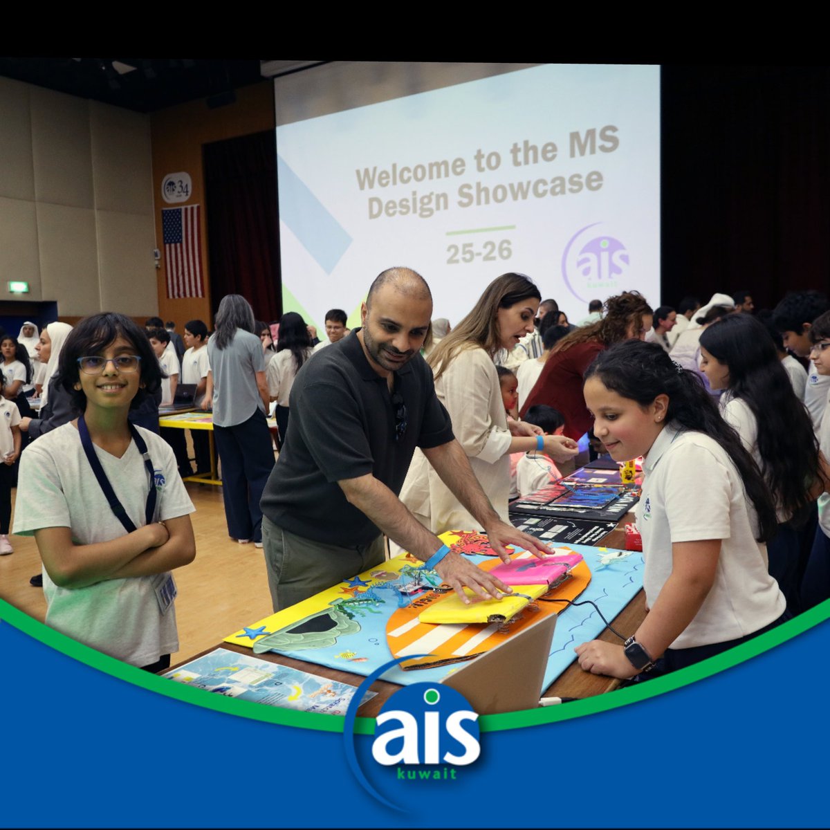AISQ8's tweet image. The MS Design Showcase dazzled with over 50 creative projects by nearly 100 students from Grades 5 to 8!

#msdesign #designshowcase #myp #aisq8inspires