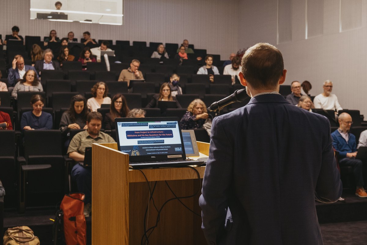 Campus Condorcet (@campuscondorcet) on Twitter photo 💻Intelligence artificielle, usages des données dans les humanités numériques, besoins des communautés…
Le Centre des colloques accueille aujourd’hui et demain le Forum international des portails, organisé par <a href="/biblissima/">Biblissima</a>, équipement d'excellence porté par le Campus Condorcet. 💻Intelligence artificielle, usages des données dans les humanités numériques, besoins des communautés…
Le Centre des colloques accueille aujourd’hui et demain le Forum international des portails, organisé par <a href="/biblissima/">Biblissima</a>, équipement d'excellence porté par le Campus Condorcet.