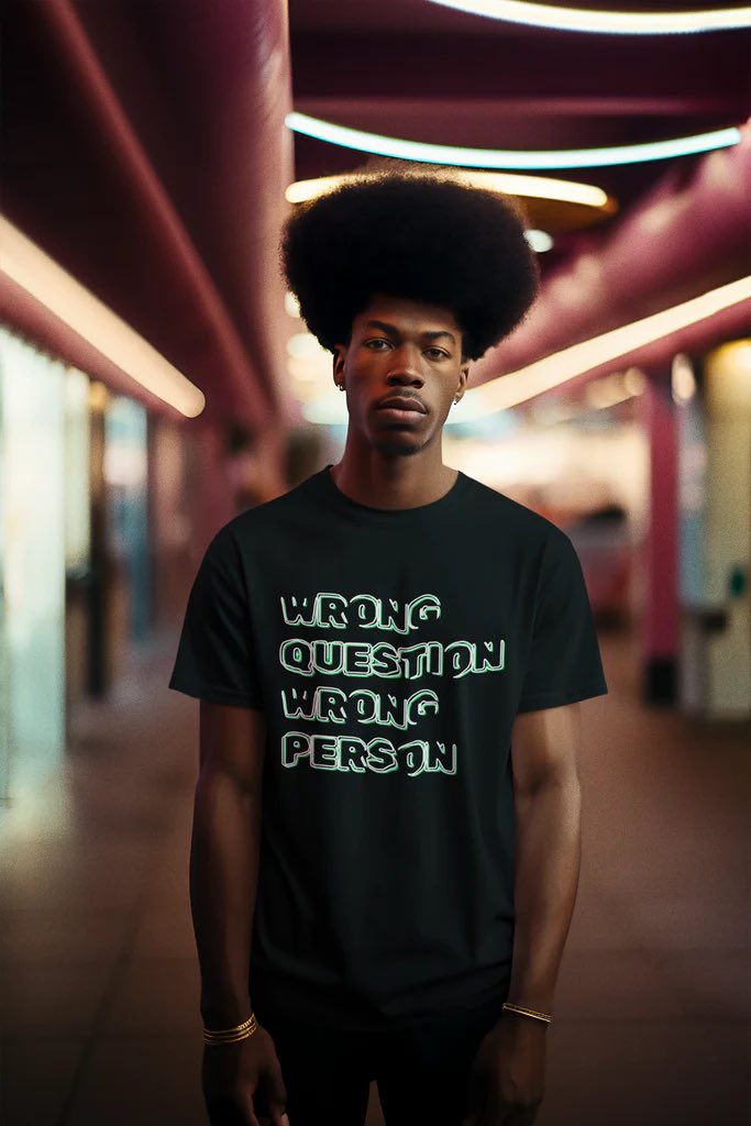 Shop our Wrong Question Tee!

Wrong Question. Wrong Person. 

Click the link in the bio
.

.

.
#insta #instagram #instagood #instadaily #love #instalike #like #follow #photography #photo #photooftheday #viral #likeforlikes #trending #picoftheday #instamood #india #fashion #like