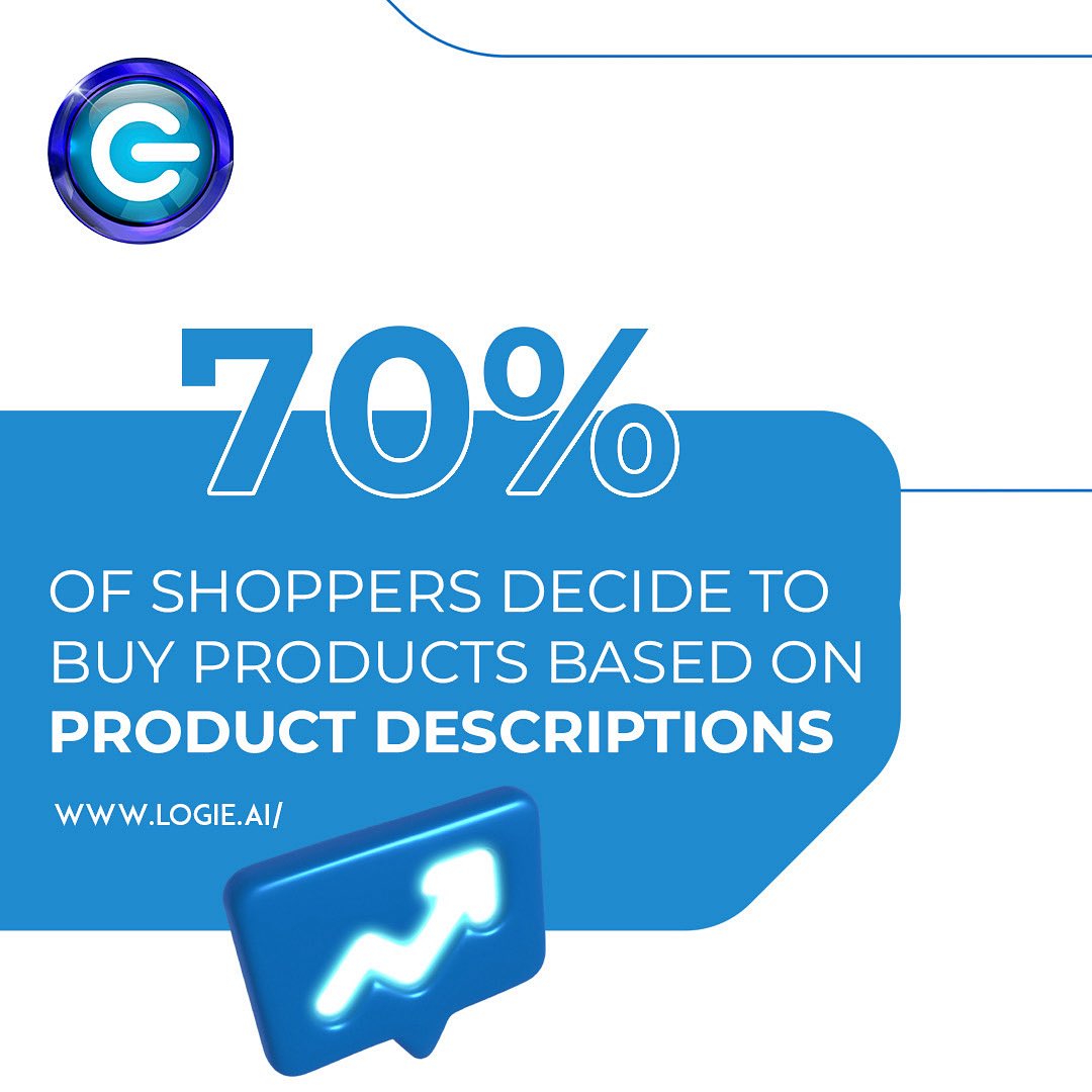 logie_inc's tweet image. 70% of shoppers buy because of the right words. 🛍️💬 

With Logieai you get product descriptions powered by data from winning campaigns  crafted to convert and drive sales. 

#logieai #amazon #Amazon #influencer #ecommerce #tera